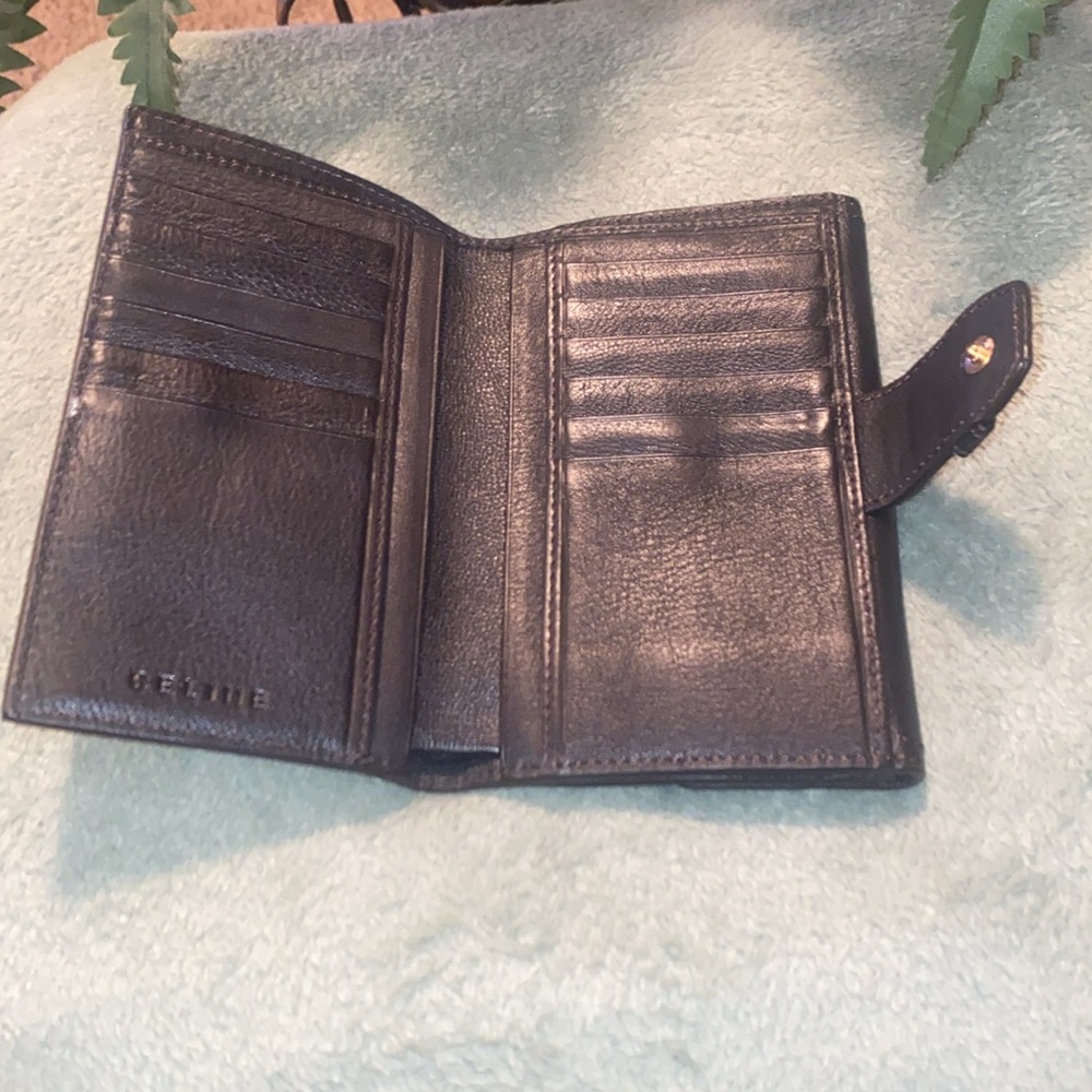 EUC Celine black wallet!  12 card holders with bill compartment and coin pouch! - Picture 9 of 11